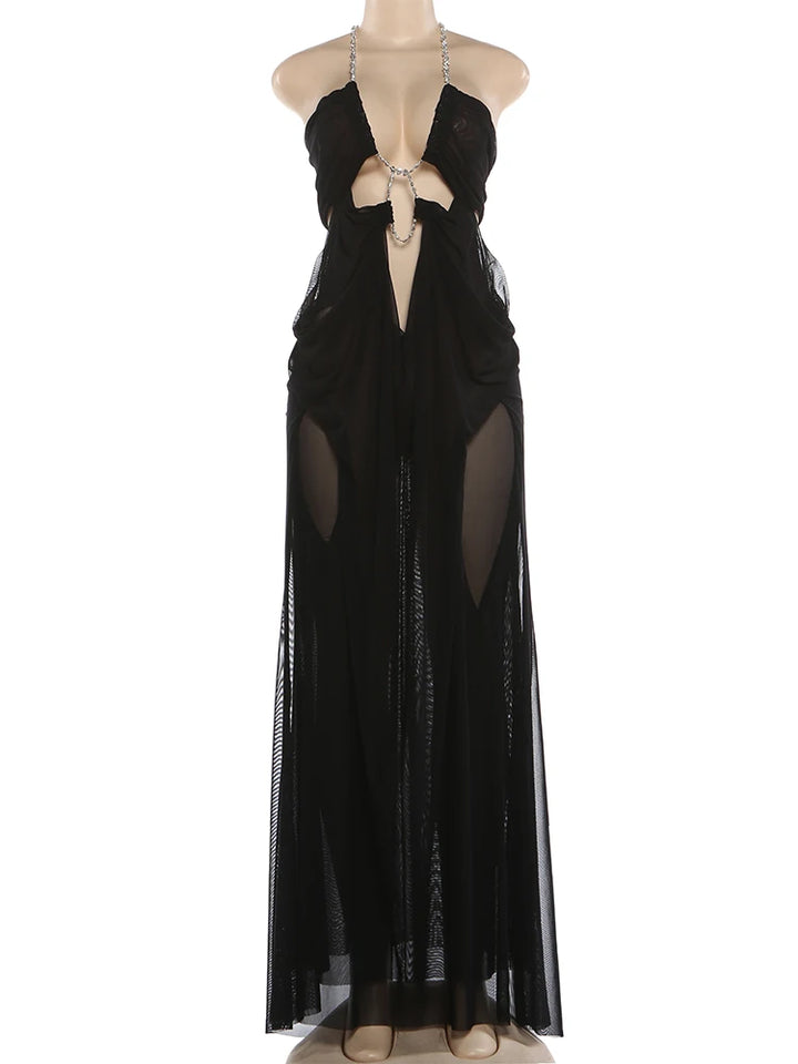 Chelly Sexy See Through Luxury Dress