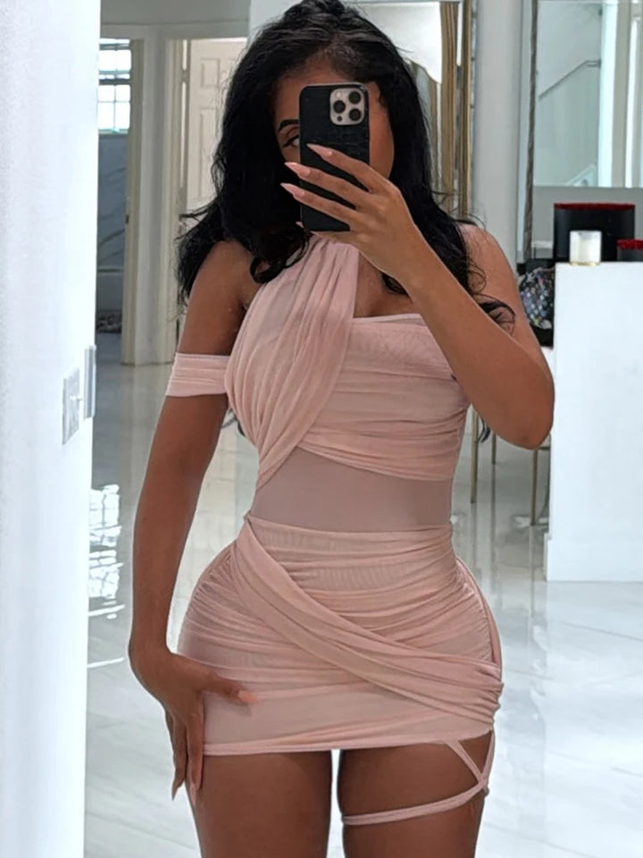 Backless Trend See Through Sexy Dress