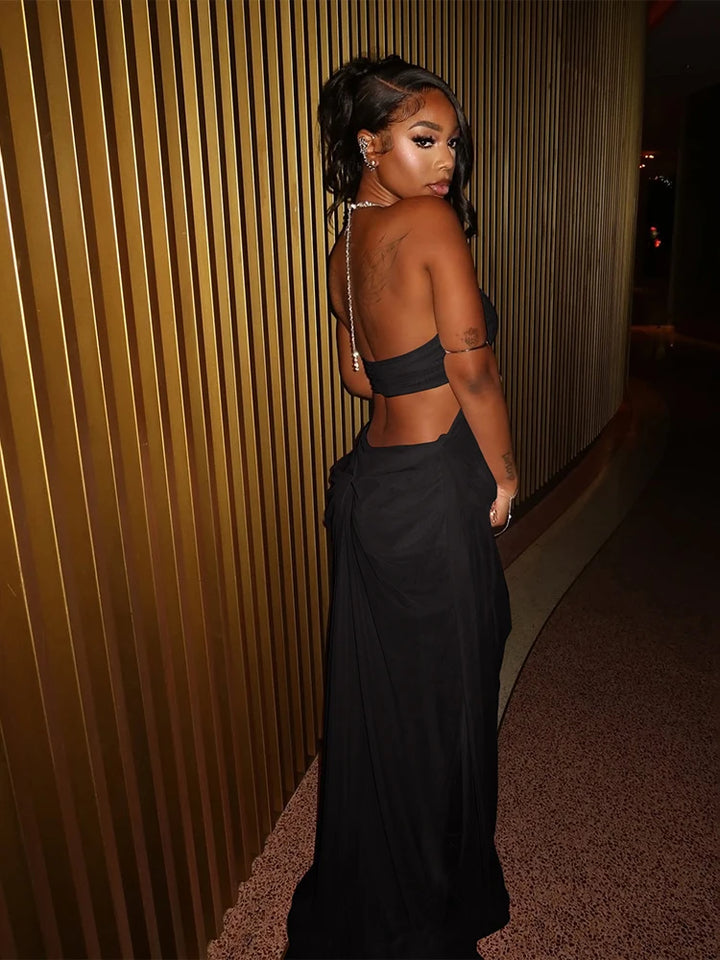Chelly Sexy See Through Luxury Dress
