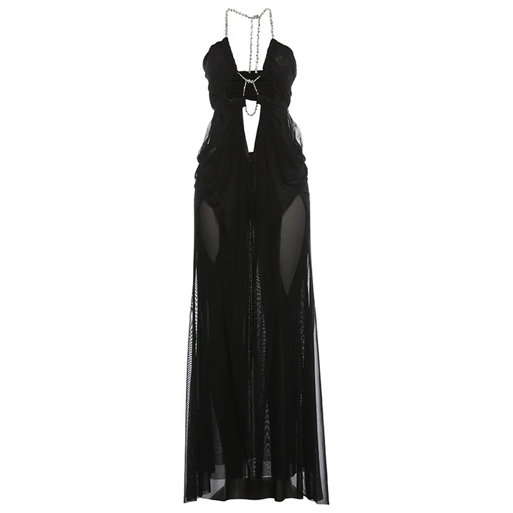 Chelly Sexy See Through Luxury Dress