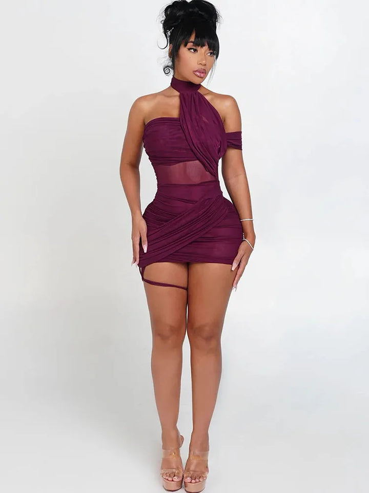 Backless Trend See Through Sexy Dress