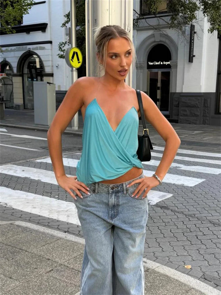 Summer Hottie Backless Tank Top
