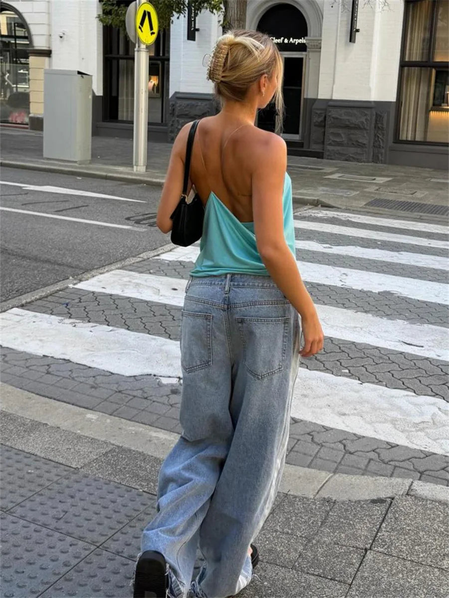 Summer Hottie Backless Tank Top