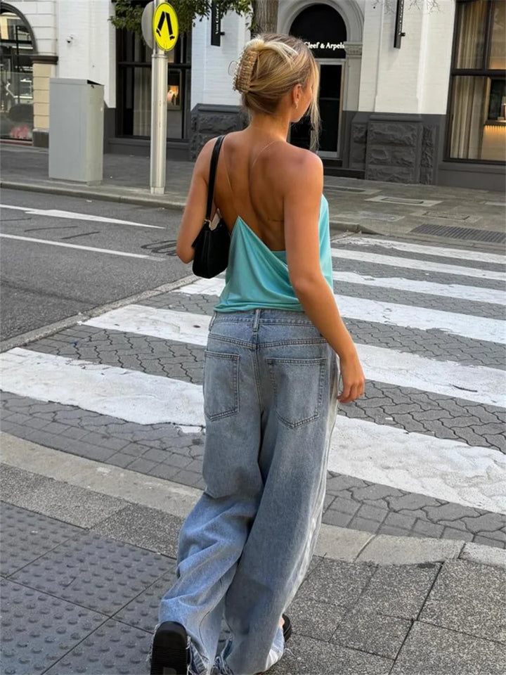 Summer Hottie Backless Tank Top